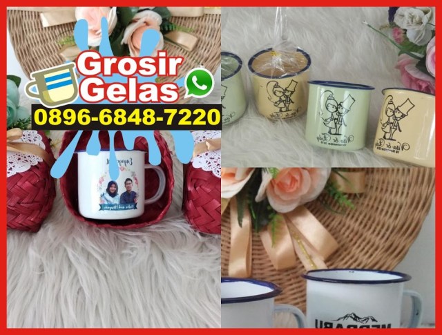 grosir gelas enamel murah