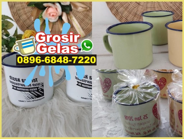harga grosir gelas enamel