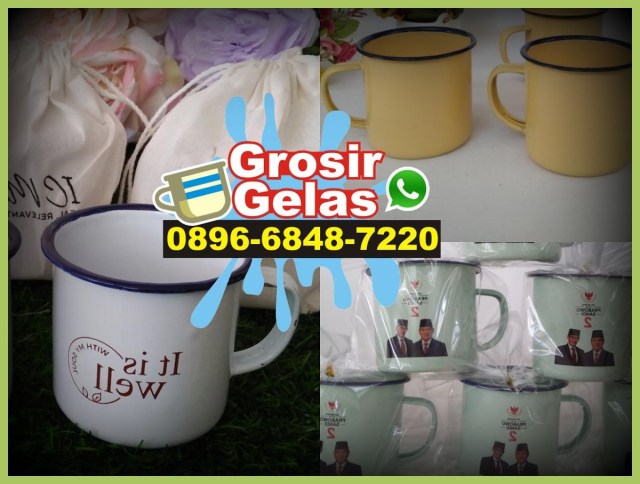 gelas enamel solo