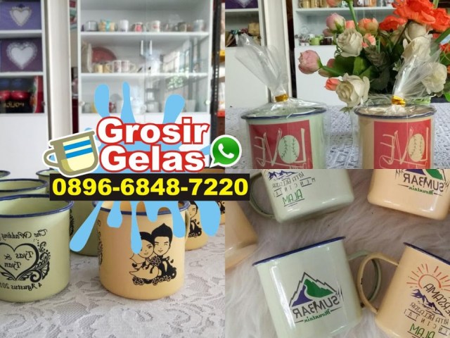 gelas enamel bekasi