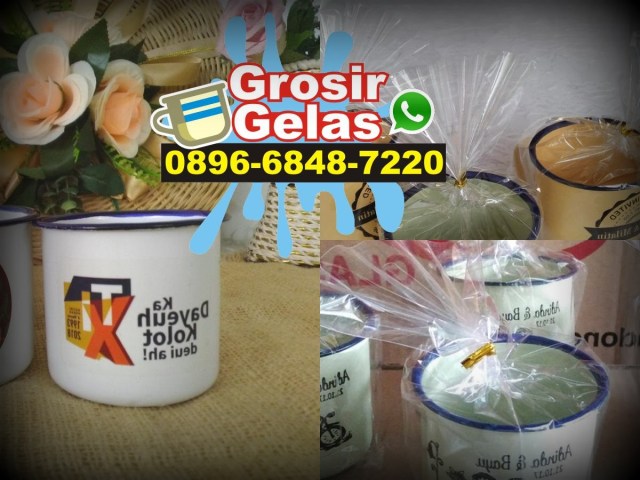 jual gelas kaleng jadul jogja