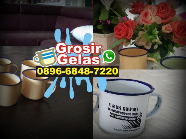 mug enamel kaleng