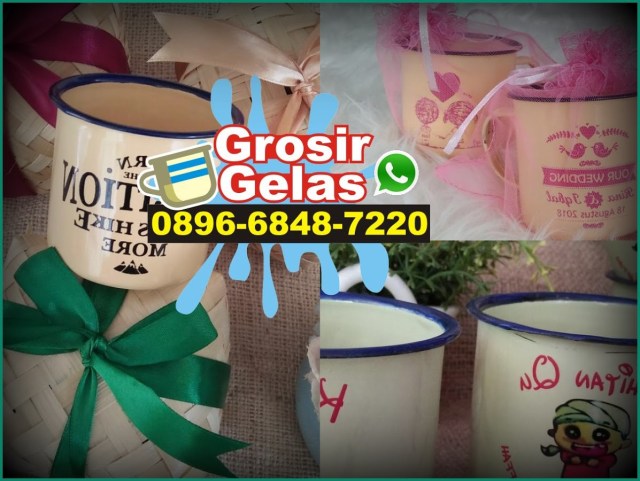 gelas enamel souvenir jakarta