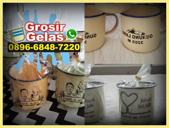 jual gelas enamel di bandung