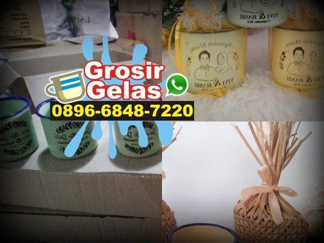 souvenir gelas enamel jakarta