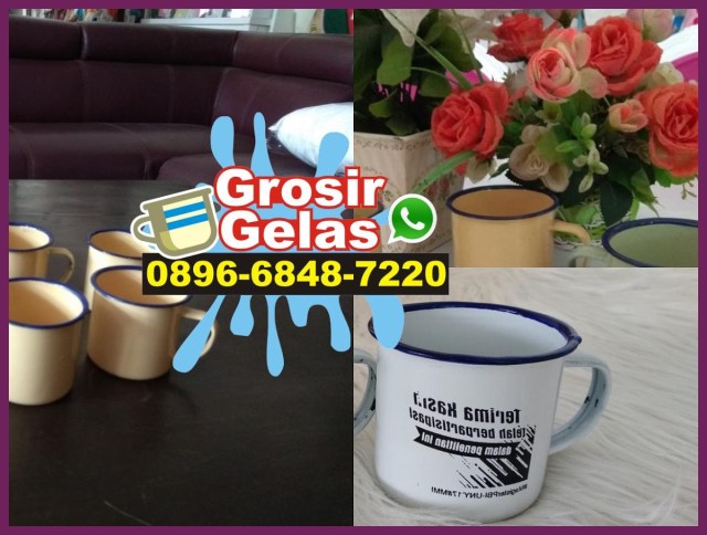 mug enamel kaleng