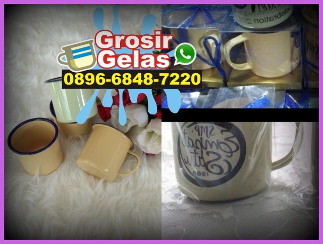 custom metal enamel mug