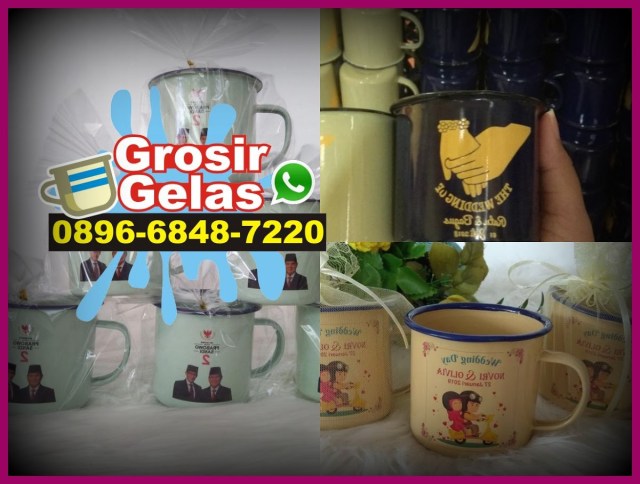 custom engraved enamel mug