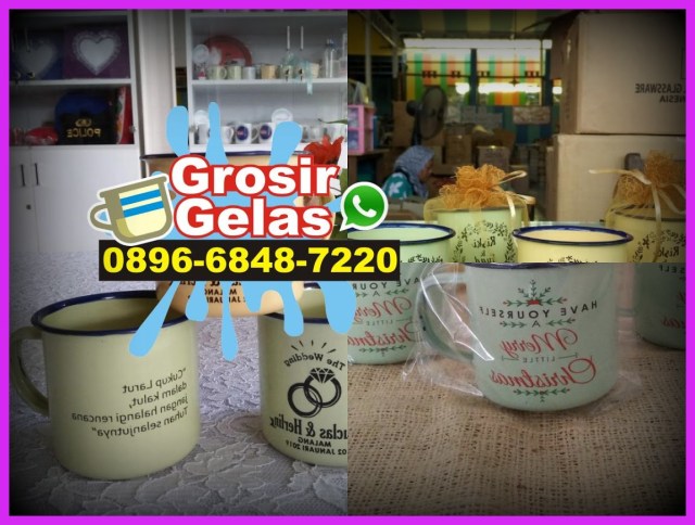 souvenir gelas enamel murah surabaya