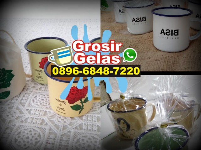 gelas kaleng tempo dulu