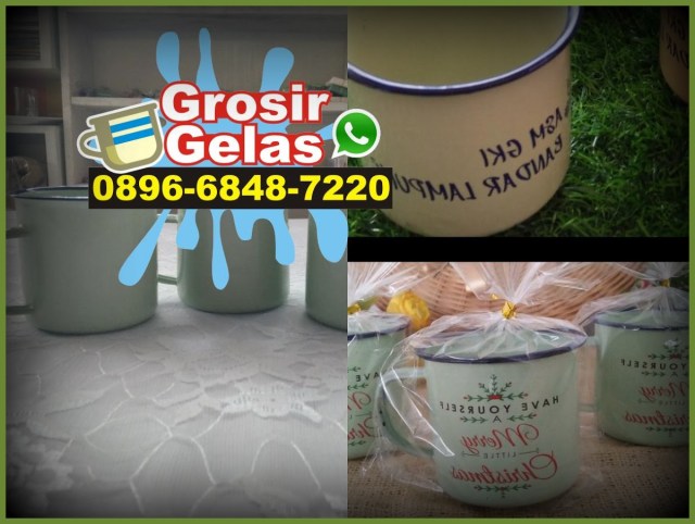 enamel quotation mug