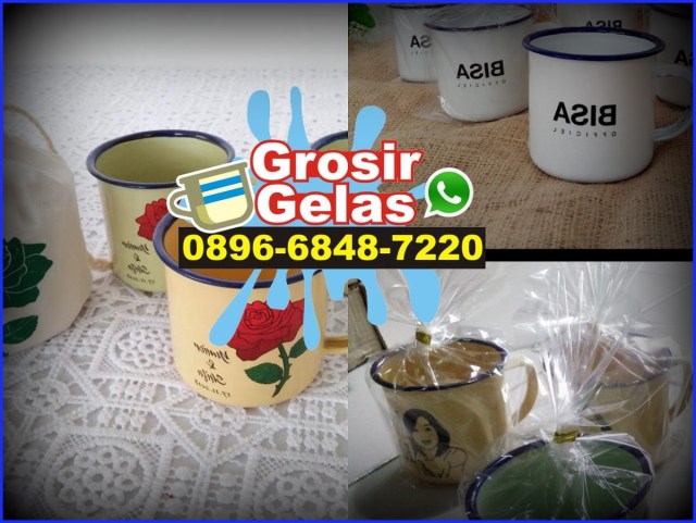 gelas kaleng tempo dulu