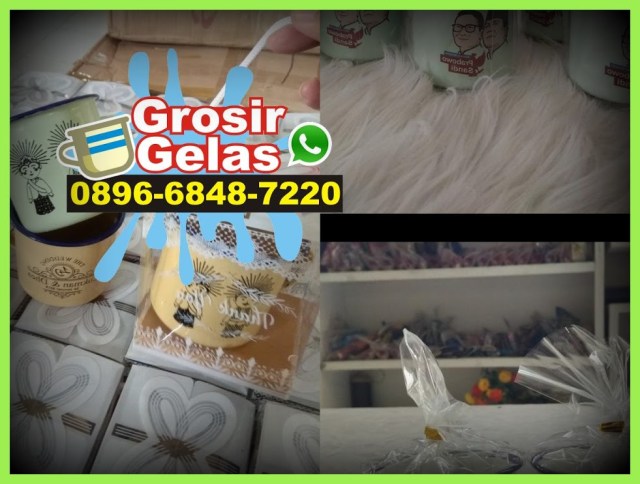 gelas enamel 1 lusin