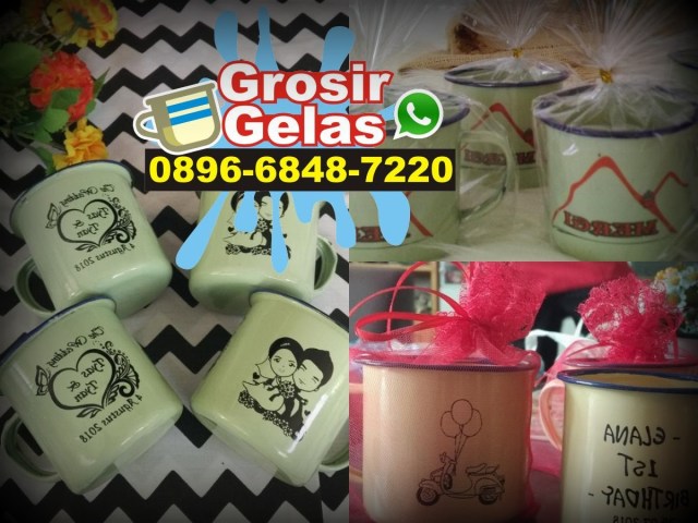 souvenir gelas enamel bandung