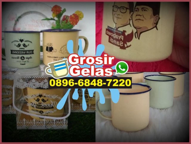 souvenir gelas enamel jogja