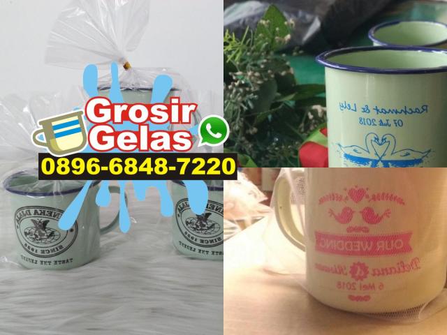 mug enamel polos