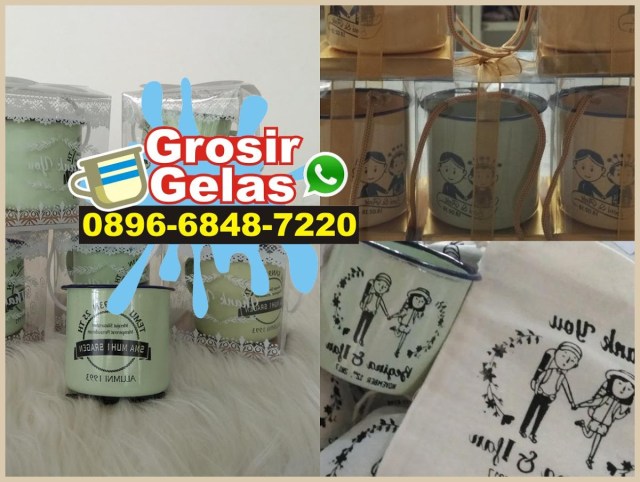 harga gelas enamel untuk souvenir