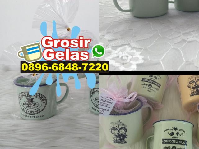 gelas cangkir enamel