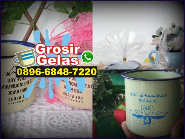 enamel gift mug