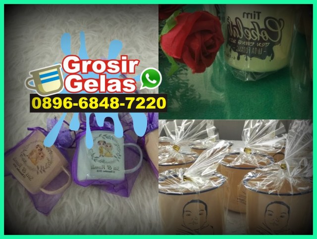 jual gelas kaleng jadul