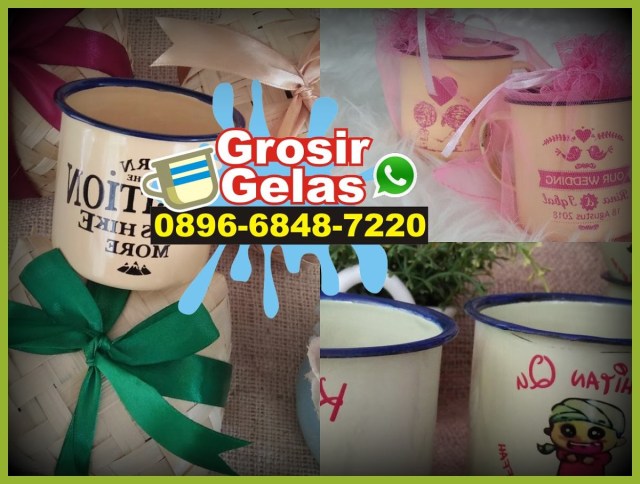 gelas enamel souvenir jakarta