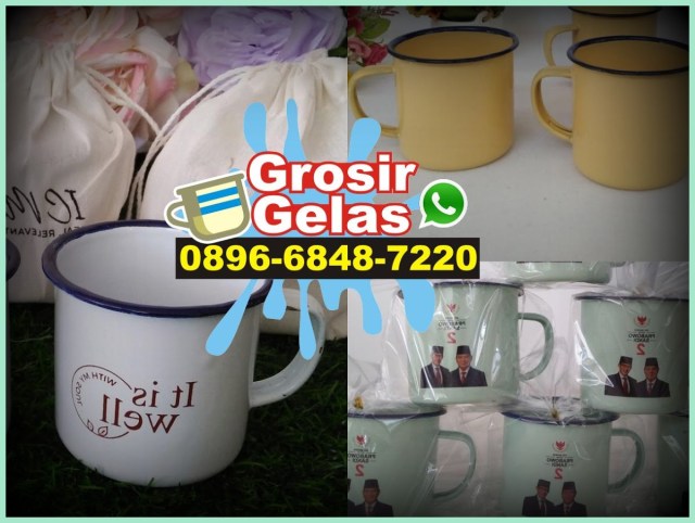 gelas enamel solo