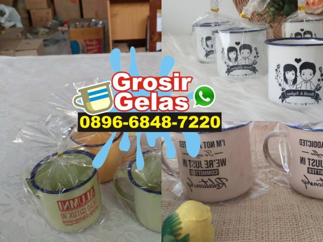 enamel mug with anchor