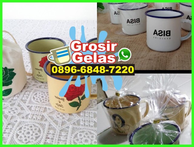 gelas kaleng tempo dulu