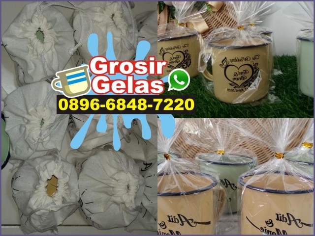 tutup gelas enamel