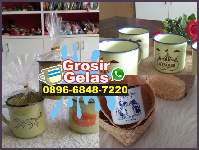 jasa sablon gelas enamel