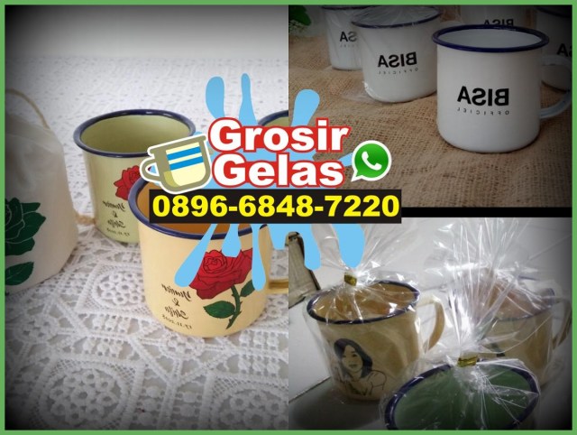 gelas kaleng tempo dulu