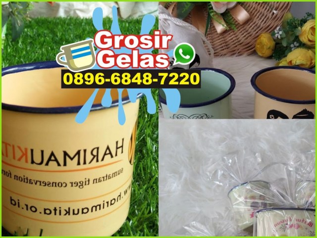 jual gelas enamel malang
