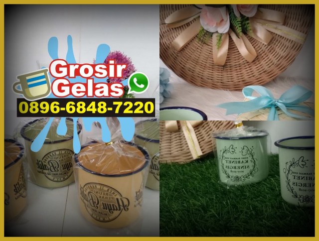 enamel mug yellow