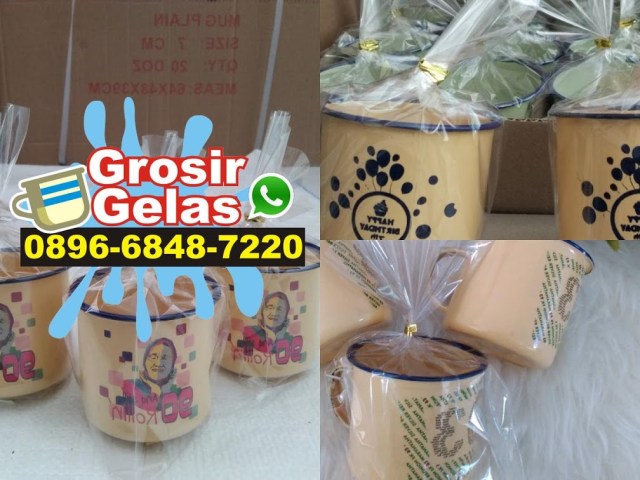 harga souvenir gelas enamel jogja