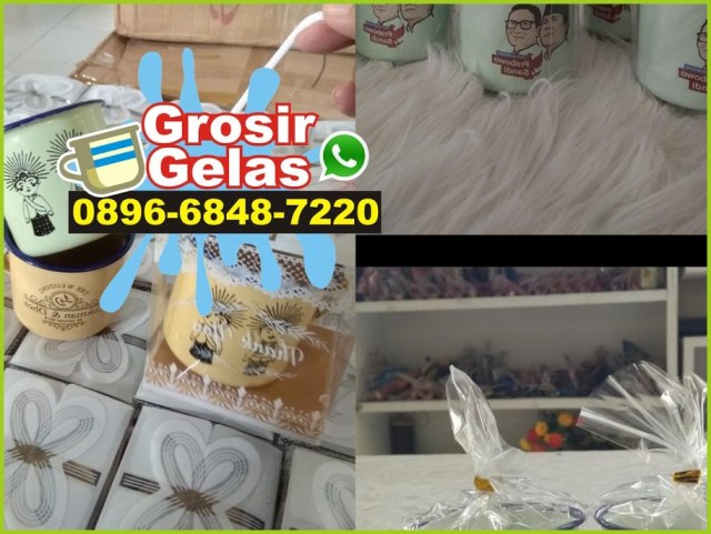 gelas enamel 1 lusin
