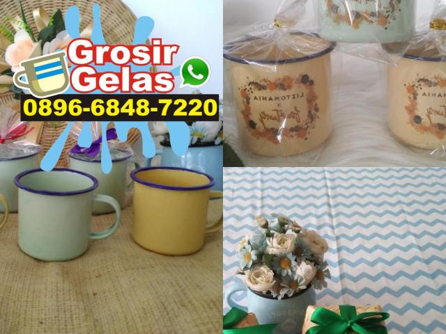 jual cangkir kaleng jadul