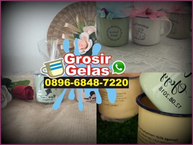 souvenir gelas jadul