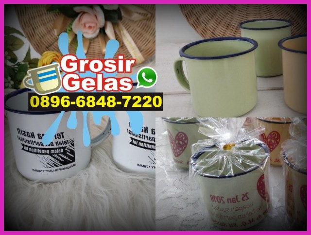 harga grosir gelas enamel