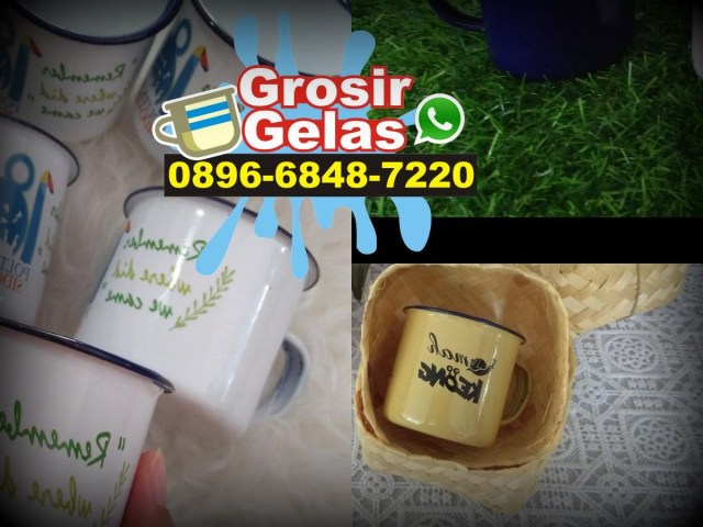 harga souvenir gelas jadul